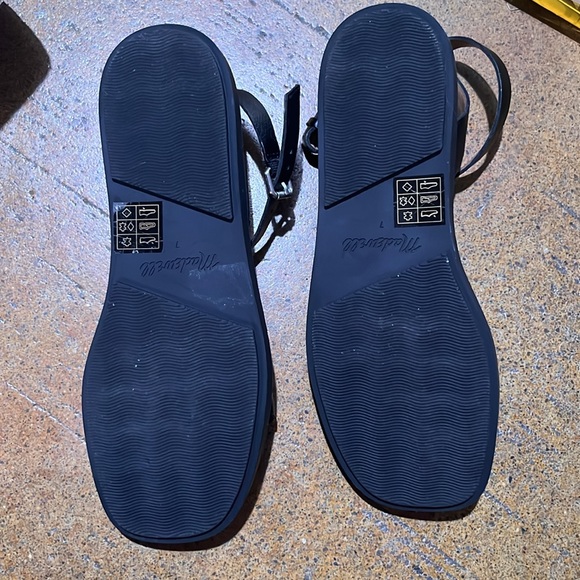 Madewell NL857 The Mabel Asymmetric-Strap Sandal, Size 7 - Picture 8 of 10
